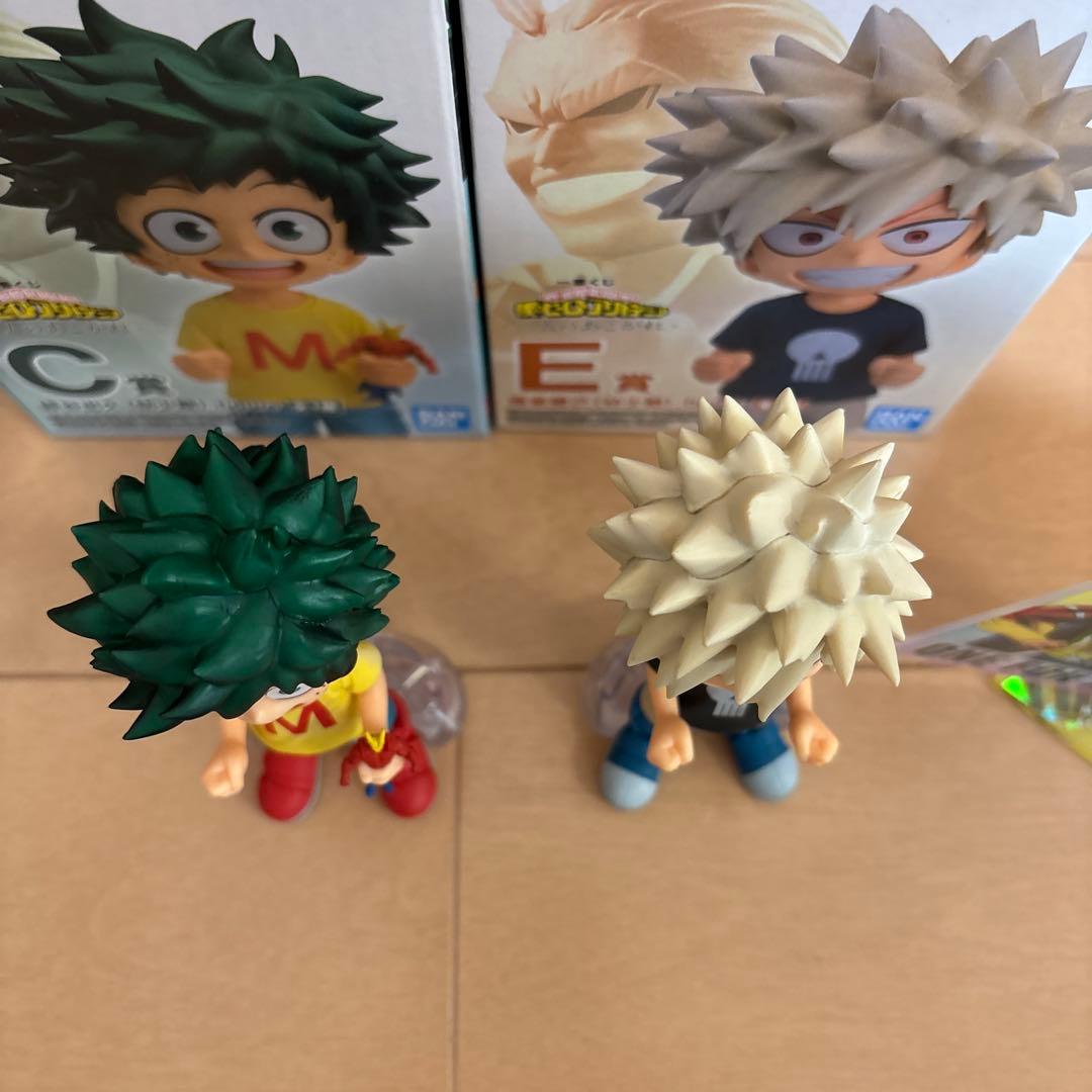 僕のヒーローアカデミア　一番くじ　二人のあこがれ　C賞　緑谷出久　E賞　爆豪勝己