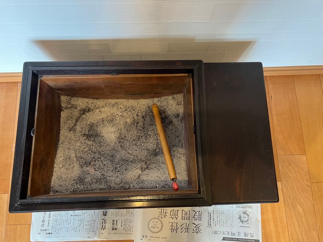 長火鉢 古民具 レトロ 箱火鉢 和家具 茶道具 囲炉裏　中古品 アンティーク