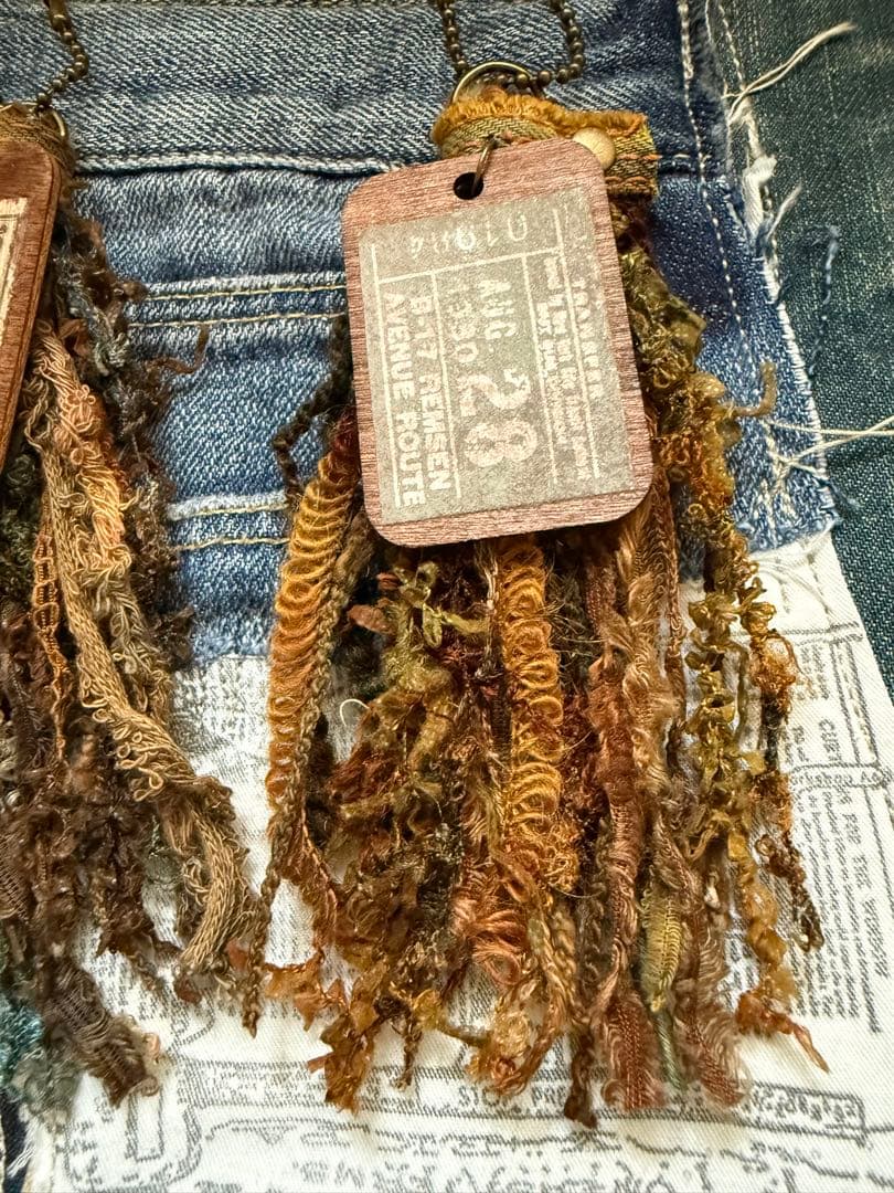 ❣️蘭❣️さま❤️ ウッドタグ　タッセルチャーム