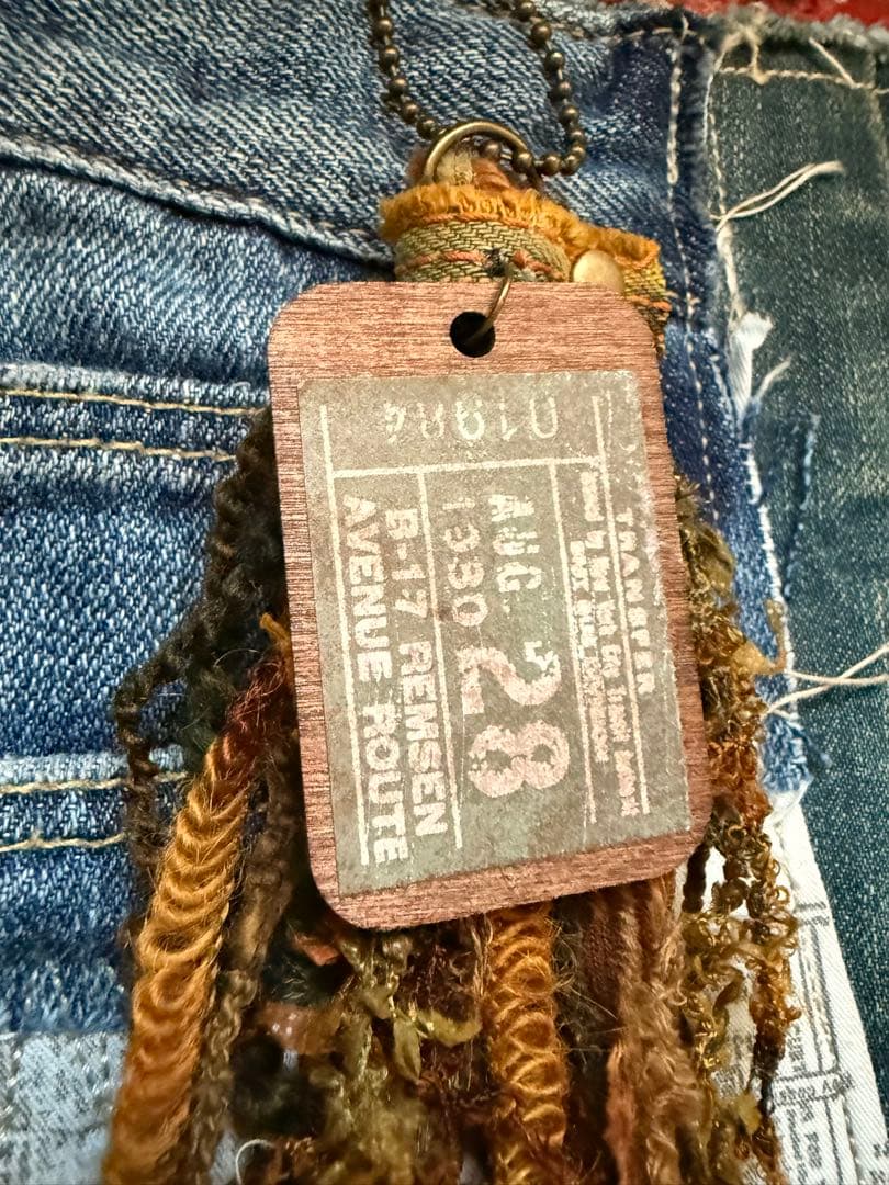 ❣️蘭❣️さま❤️ ウッドタグ　タッセルチャーム