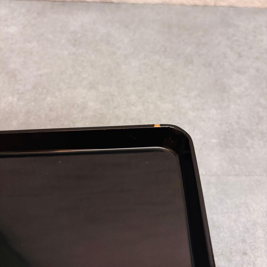 美品 黒塗豊岡漆器 盃付き三宝セット 結納 お正月 飾り 漆器 華工芸 四ツ揃