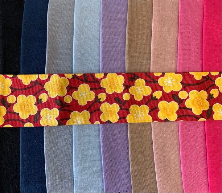 No.199 オーダーマスク　花柄　マスクの色変更できます　おまとめ割