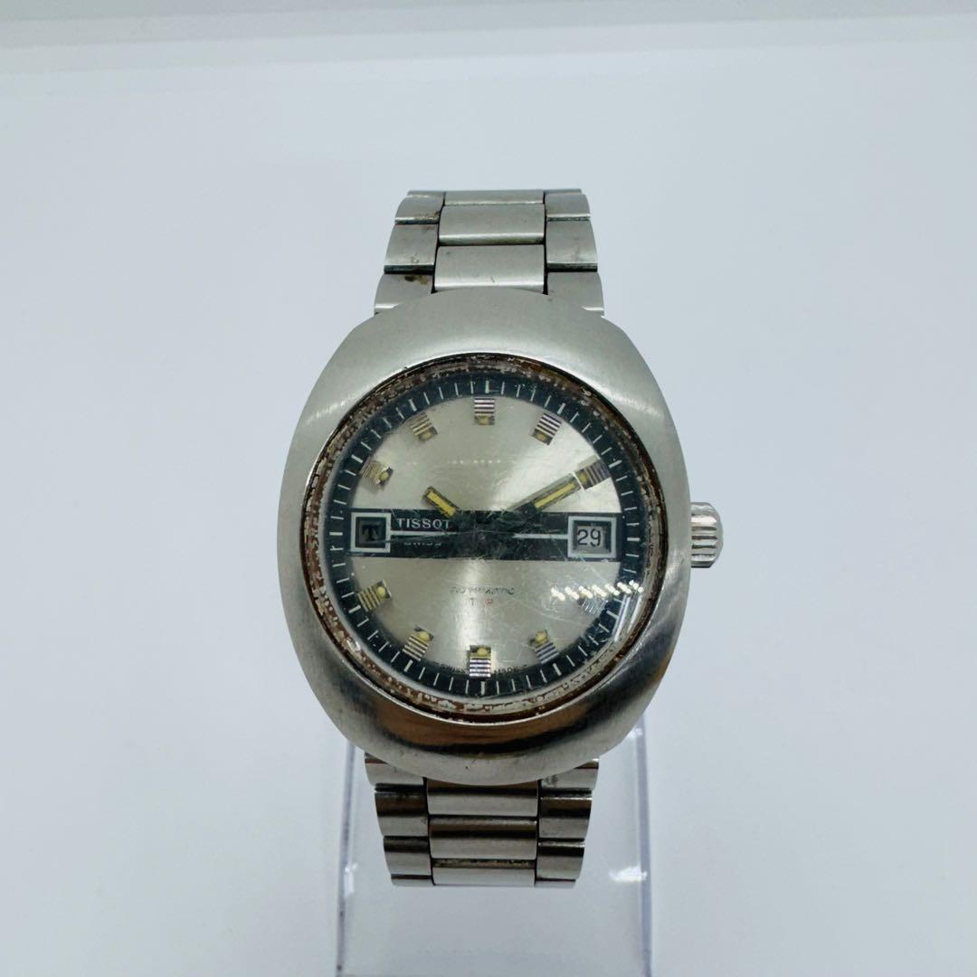 ✨TISSOT✨ティソ✨デイト✨SWISS✨ヴィンテージ✨シルバー✨腕時計✨