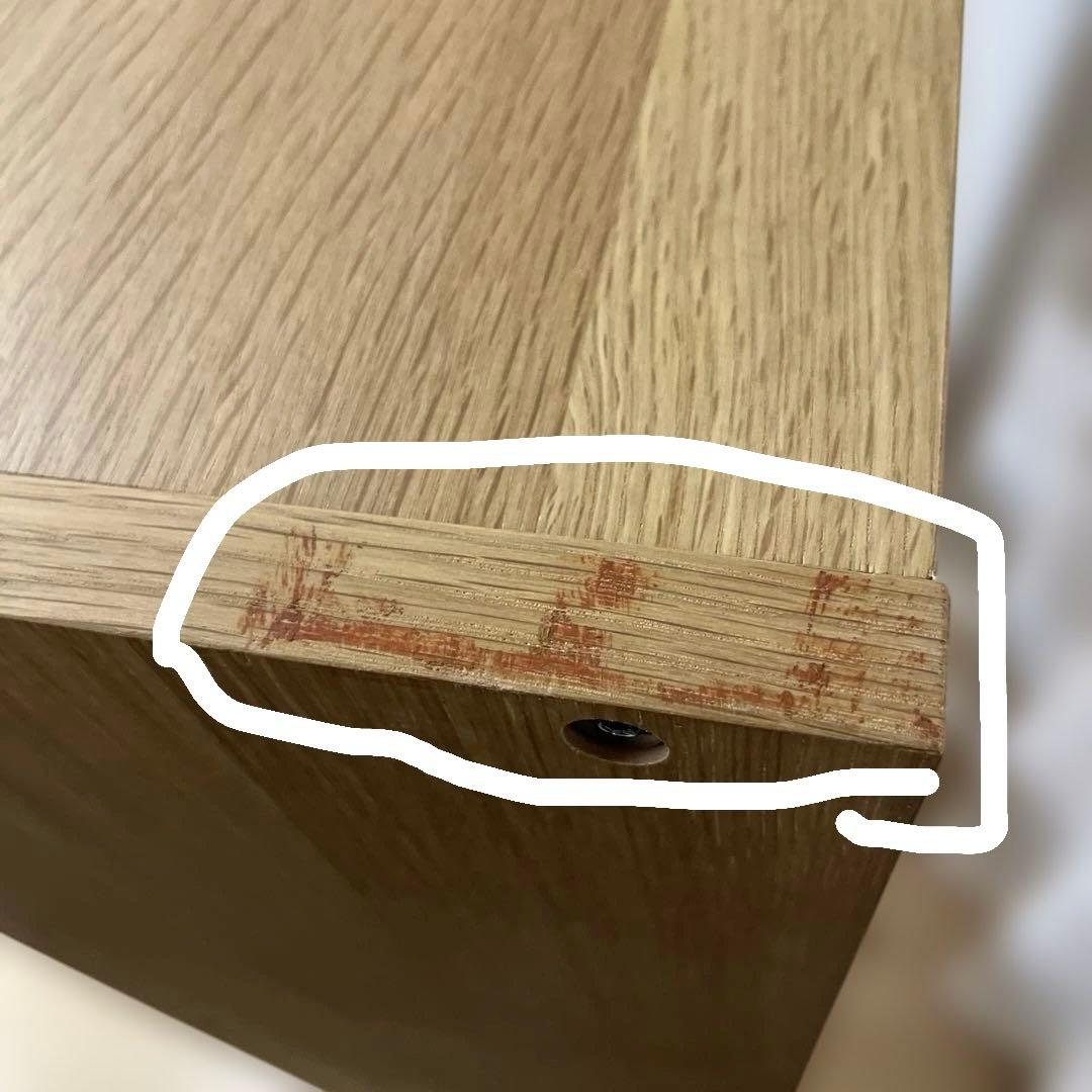 無印良品　スタッキングシェルフ　３段×２列　オーク材