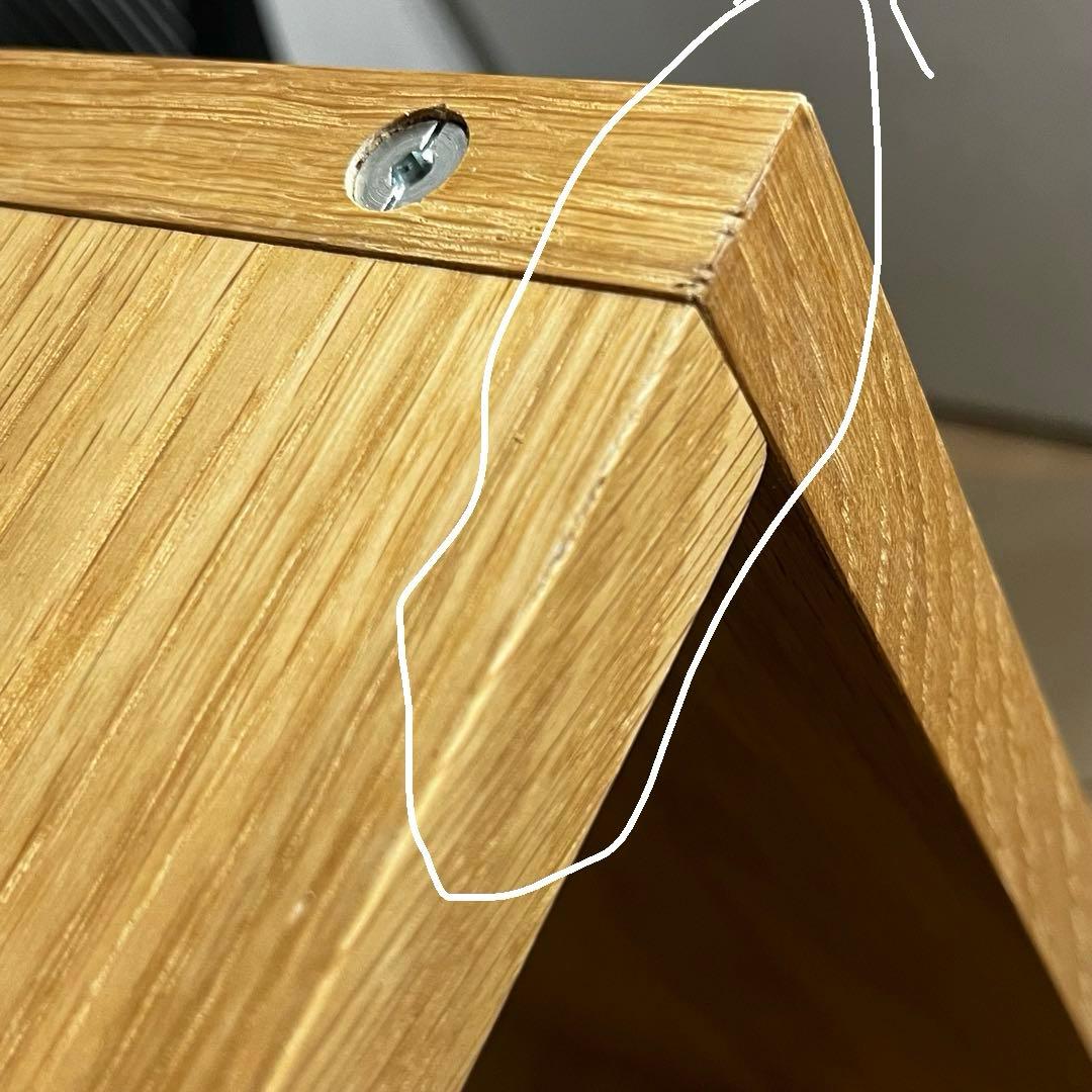 無印良品　スタッキングシェルフ　３段×２列　オーク材