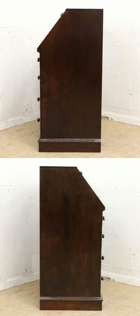 achibana【松本民芸家具】T型 ライティングビューローデスク机