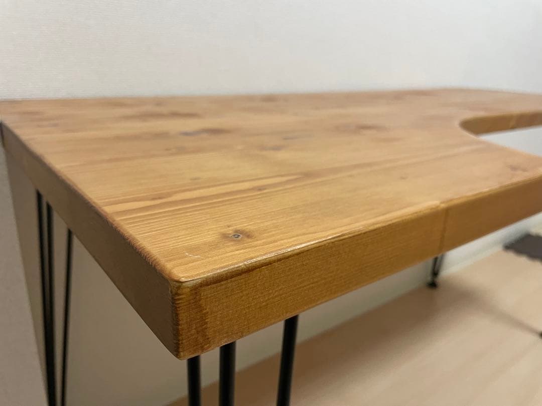 パソコンデスク オフィスデスク 机 L字 おしゃれ LOWYA ミシン台　木製