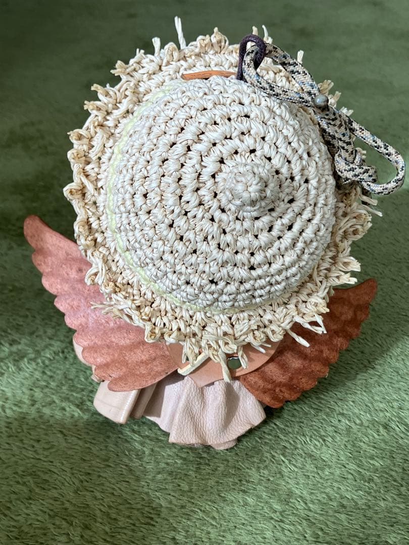 チ*コ様 大人のてるてる坊主　麦わら帽子　天使の羽根　セット