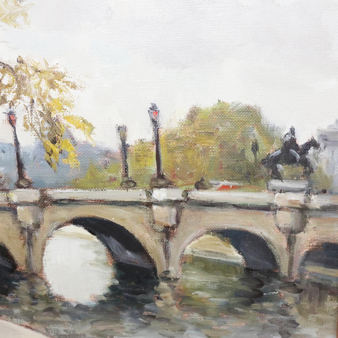 真作保証 5号 マルセル・マソン ポンヌフ パリの橋 F5 - メルカリ