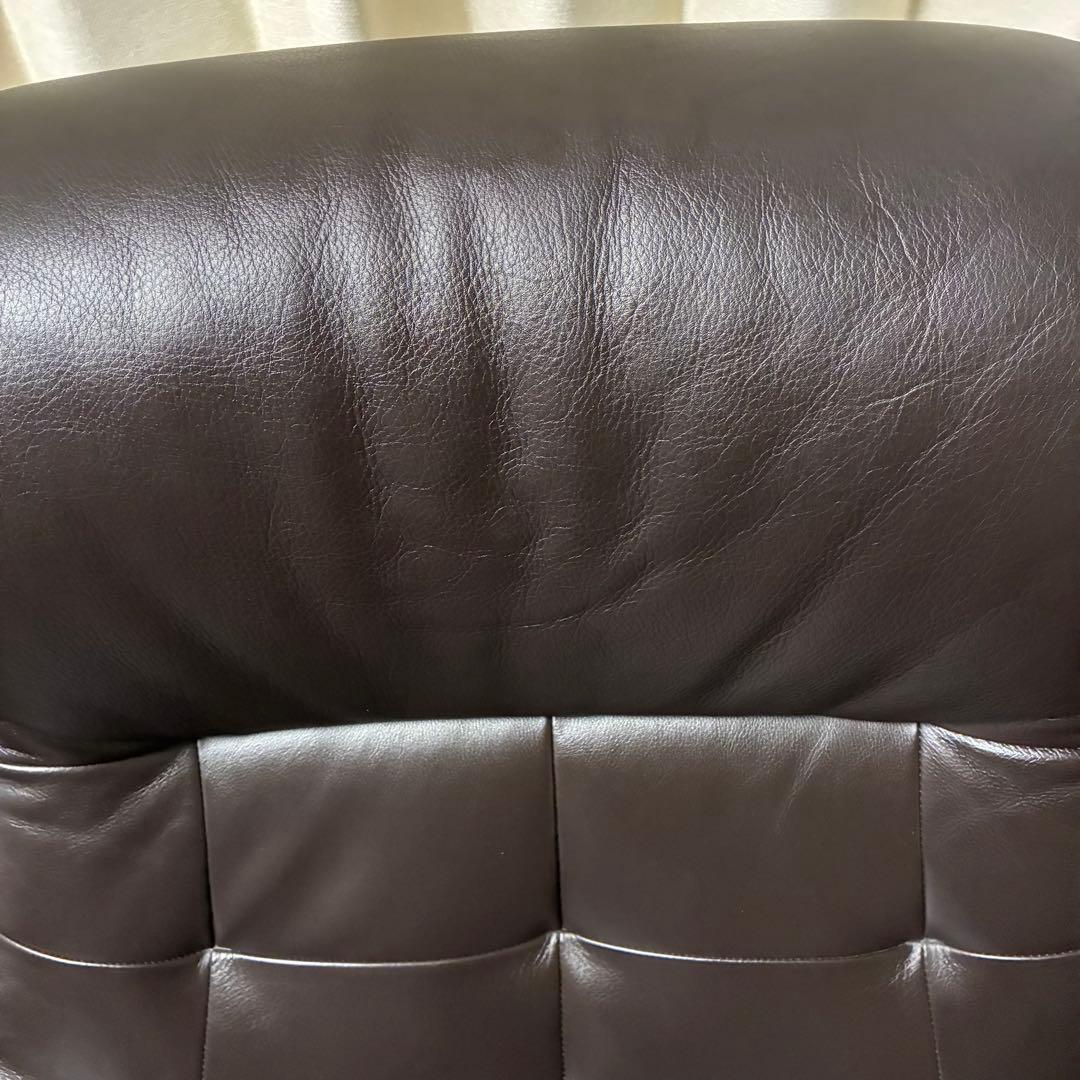 カリモク　ザファーストS+ ダークブラウン　レザー パーソナルチェア