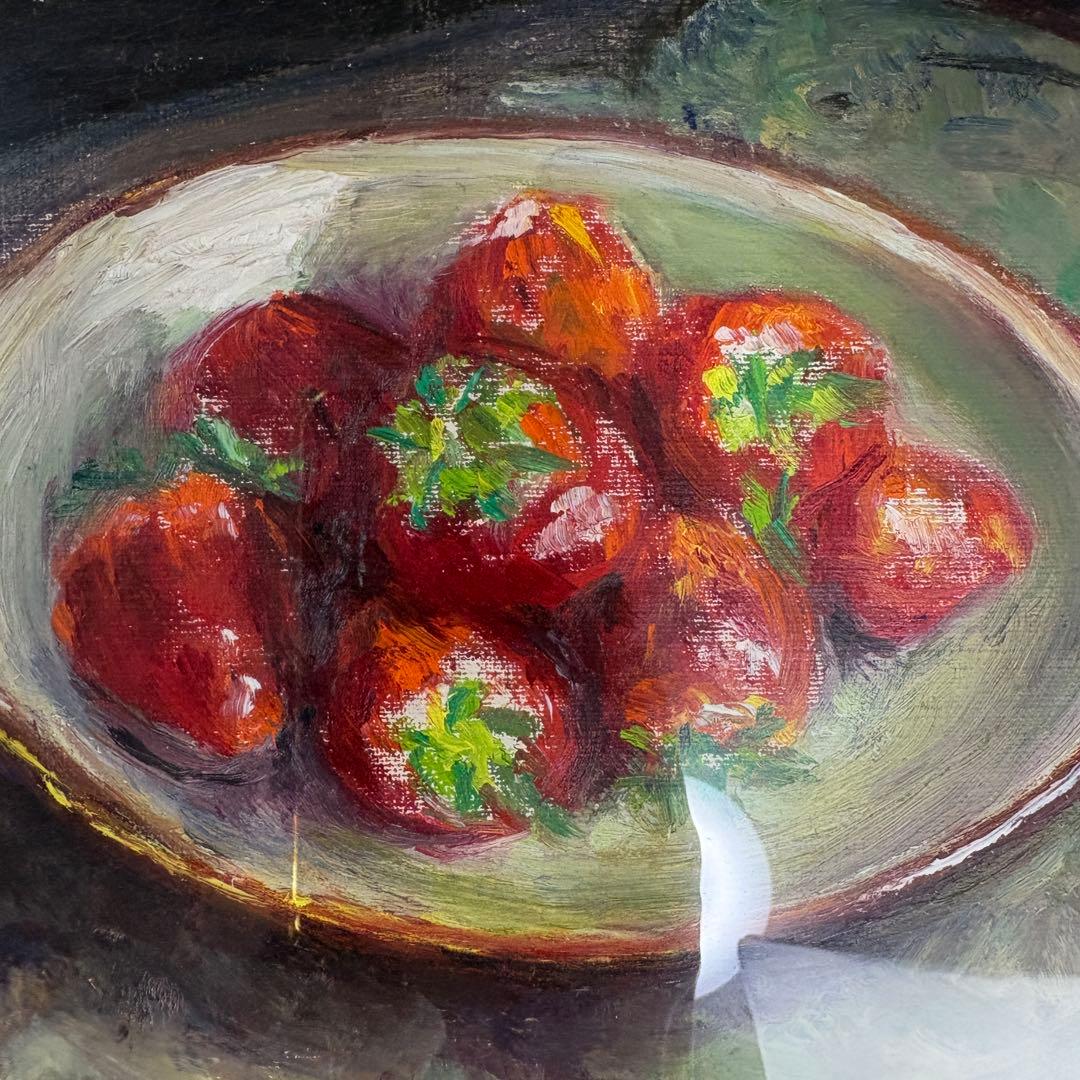 上野風里　油彩　いちご　苺