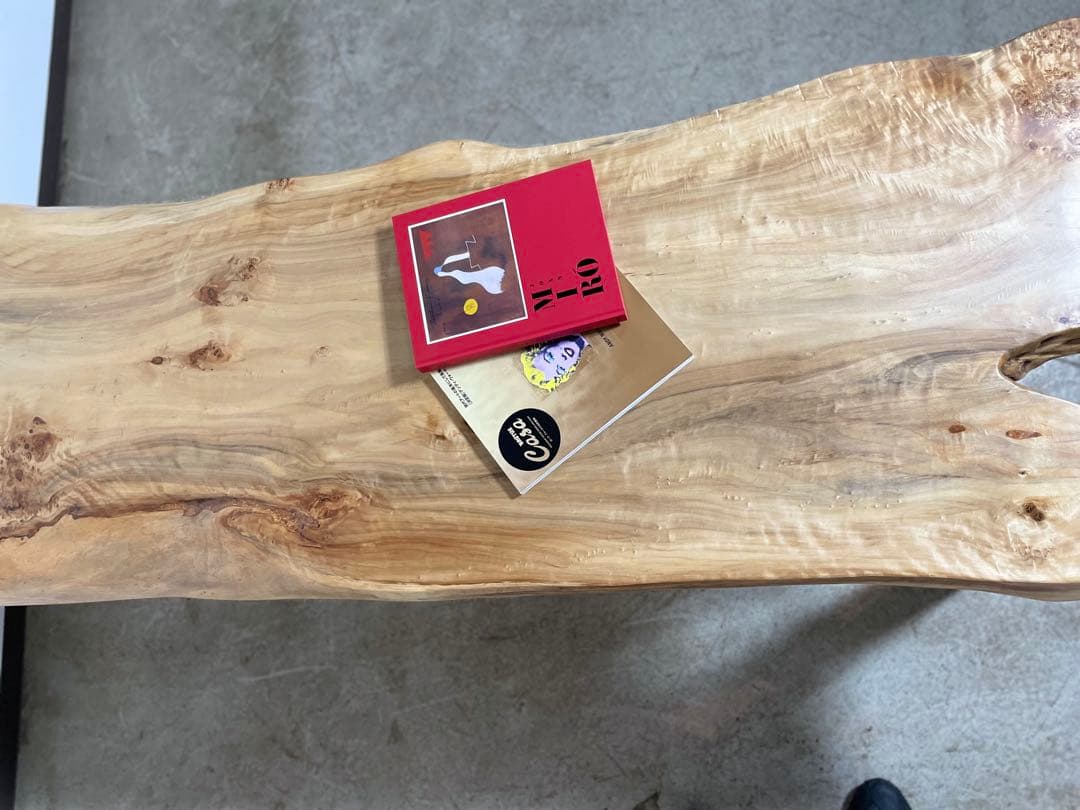 栃の木 1枚板テーブル②