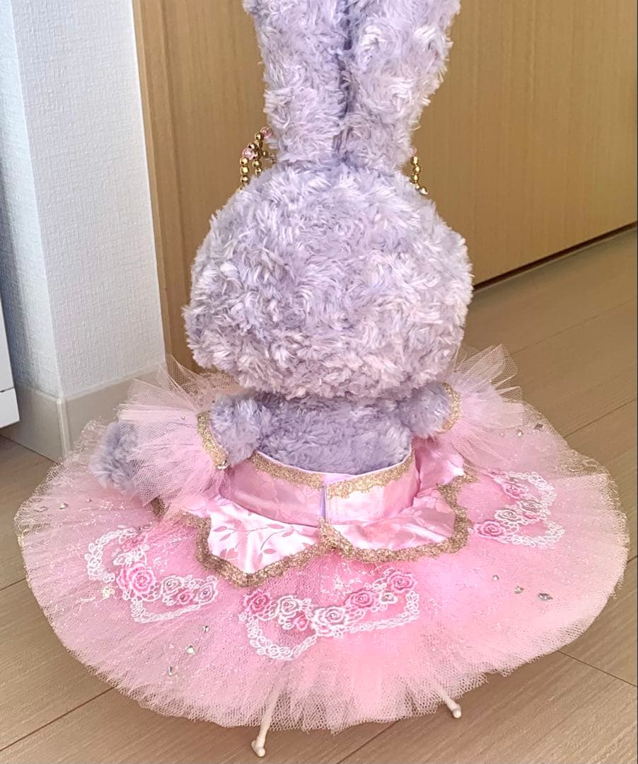 ステラルーコスチューム　バレエ衣装　ベビーピンクのチュチュとバレエシューズ