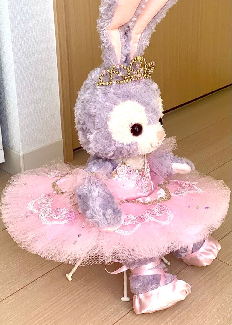 ステラルーコスチューム　バレエ衣装　ベビーピンクのチュチュとバレエシューズ