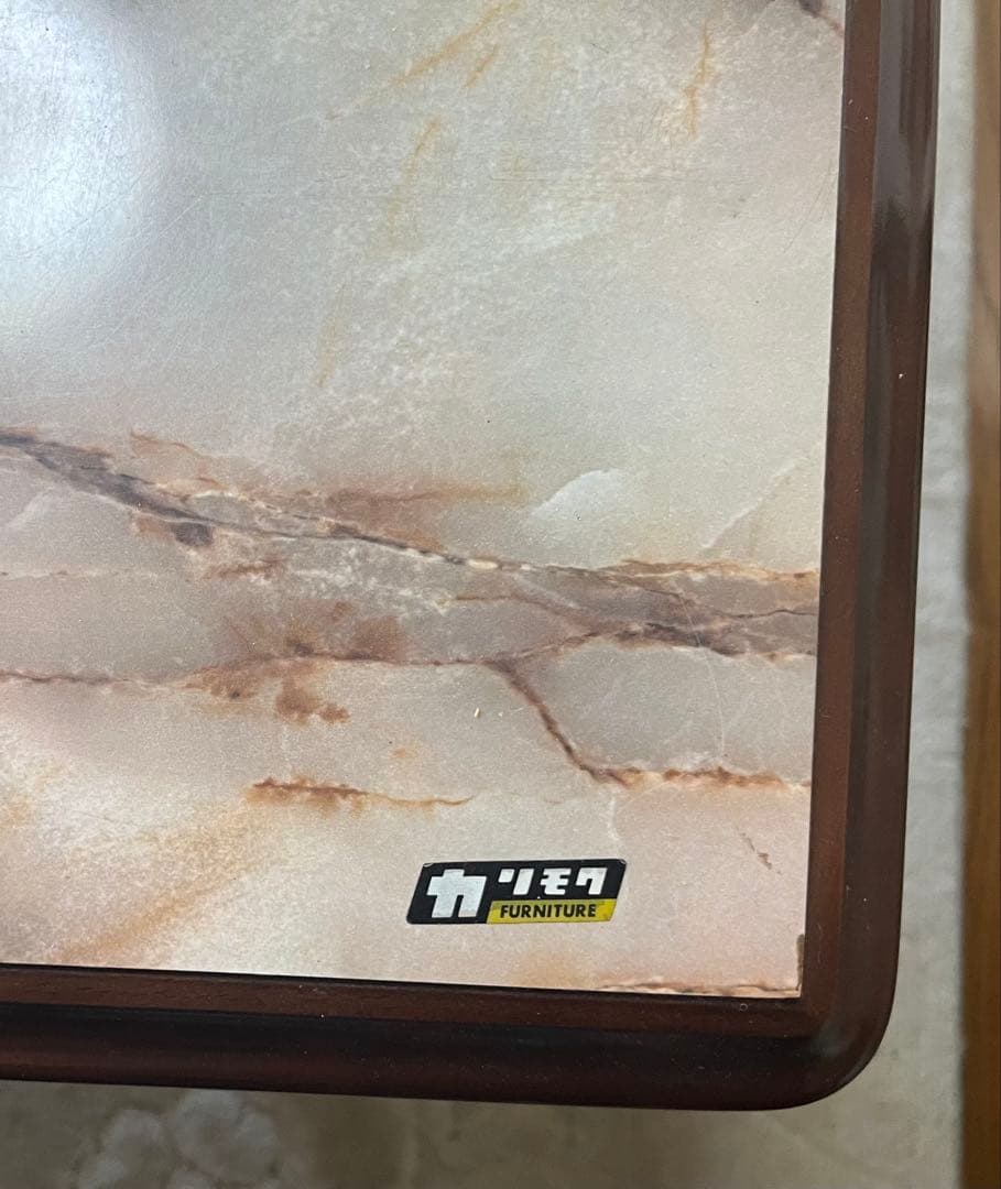 値引き交渉可　カリモク家具 センターテーブル 大理石模様