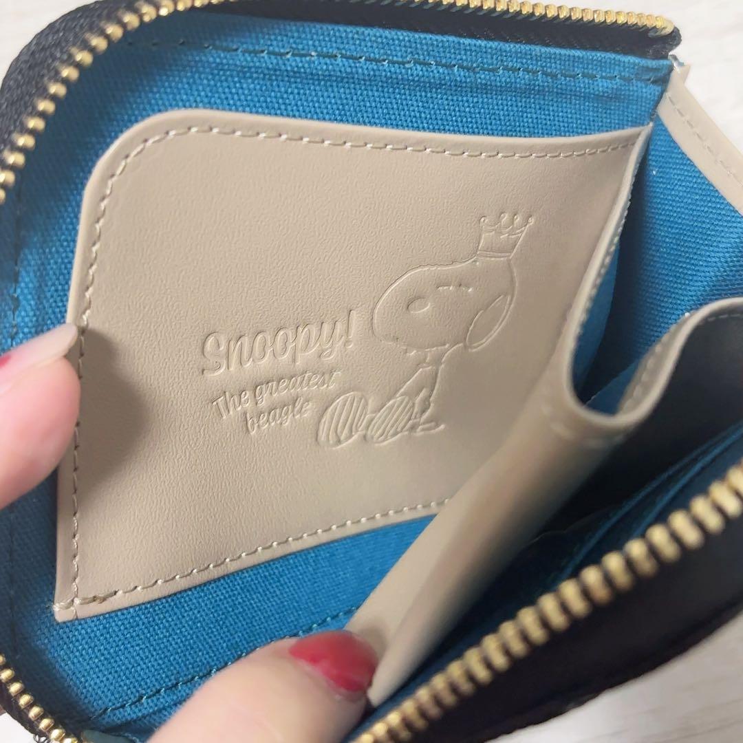 スヌーピー クラウンシリーズ スクエア財布(牛革)