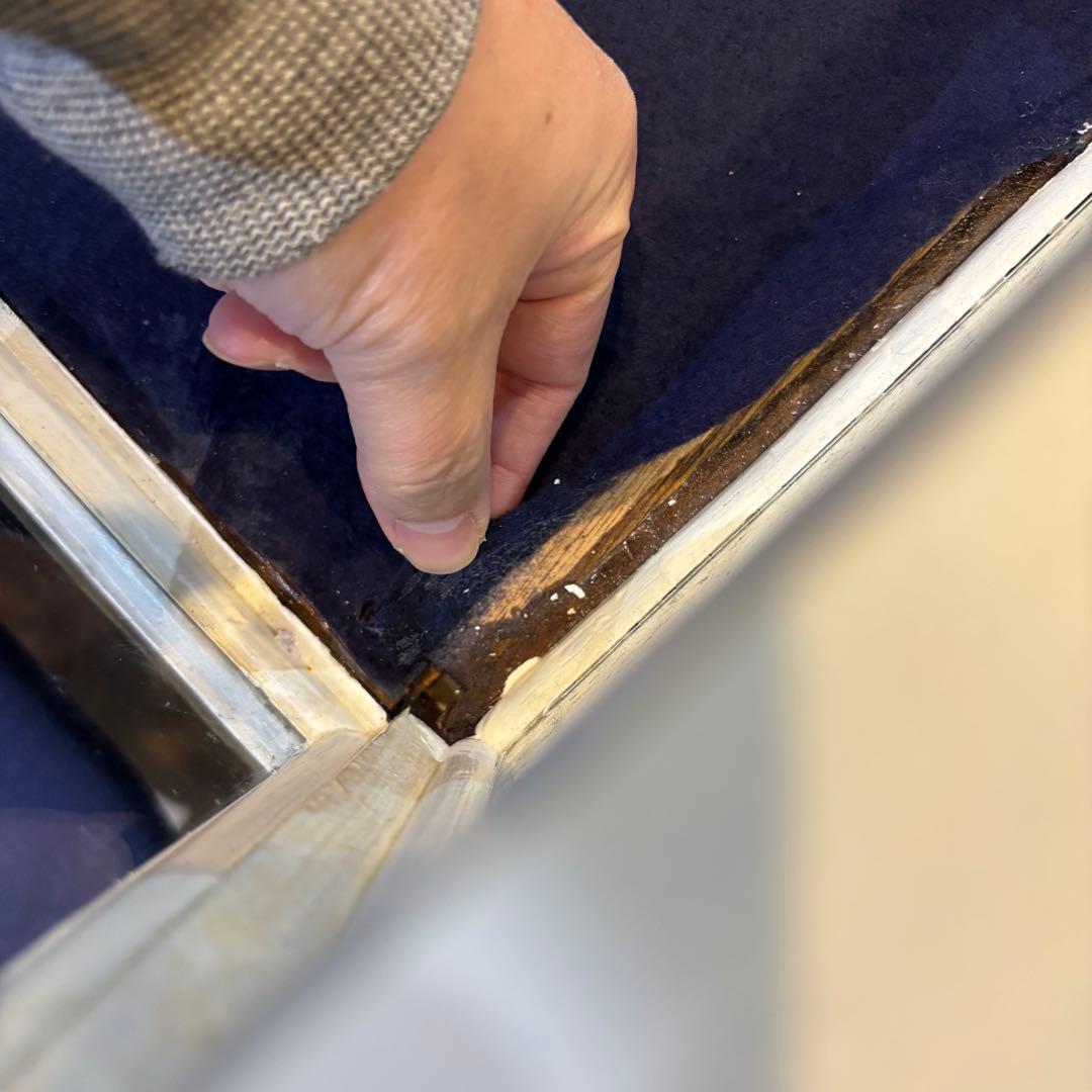 引き取り限定 アンティーク調 ディスプレイ ガラス テーブル アクセサリー