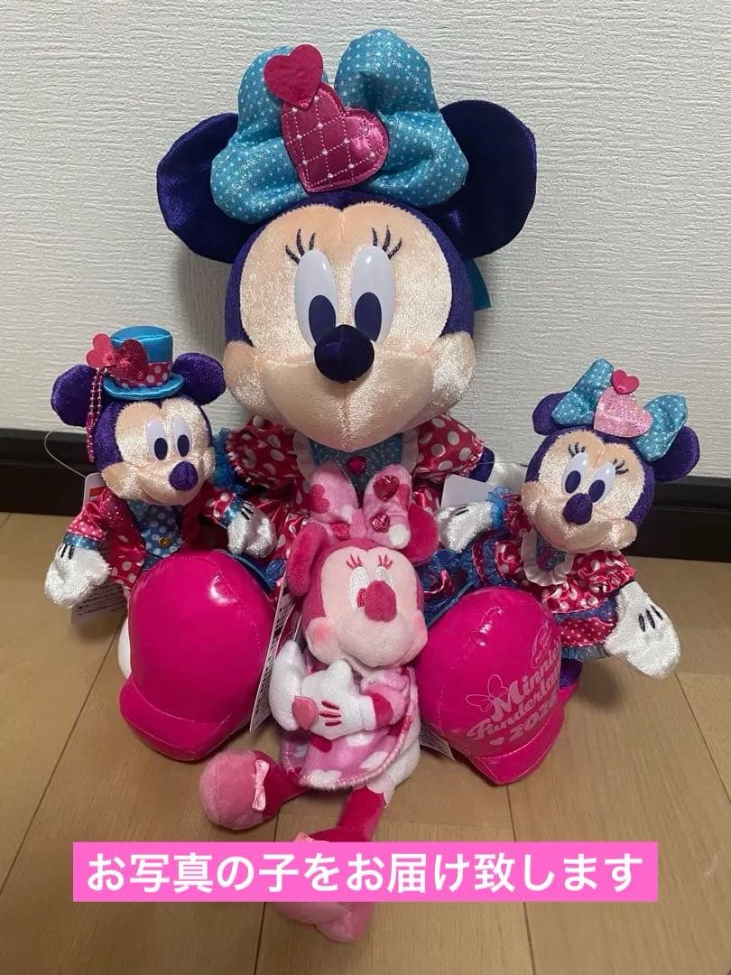 ディズニー パルパルーザ ミニー ぬいぐるみ ぬいバ ぬいチャ - メルカリ