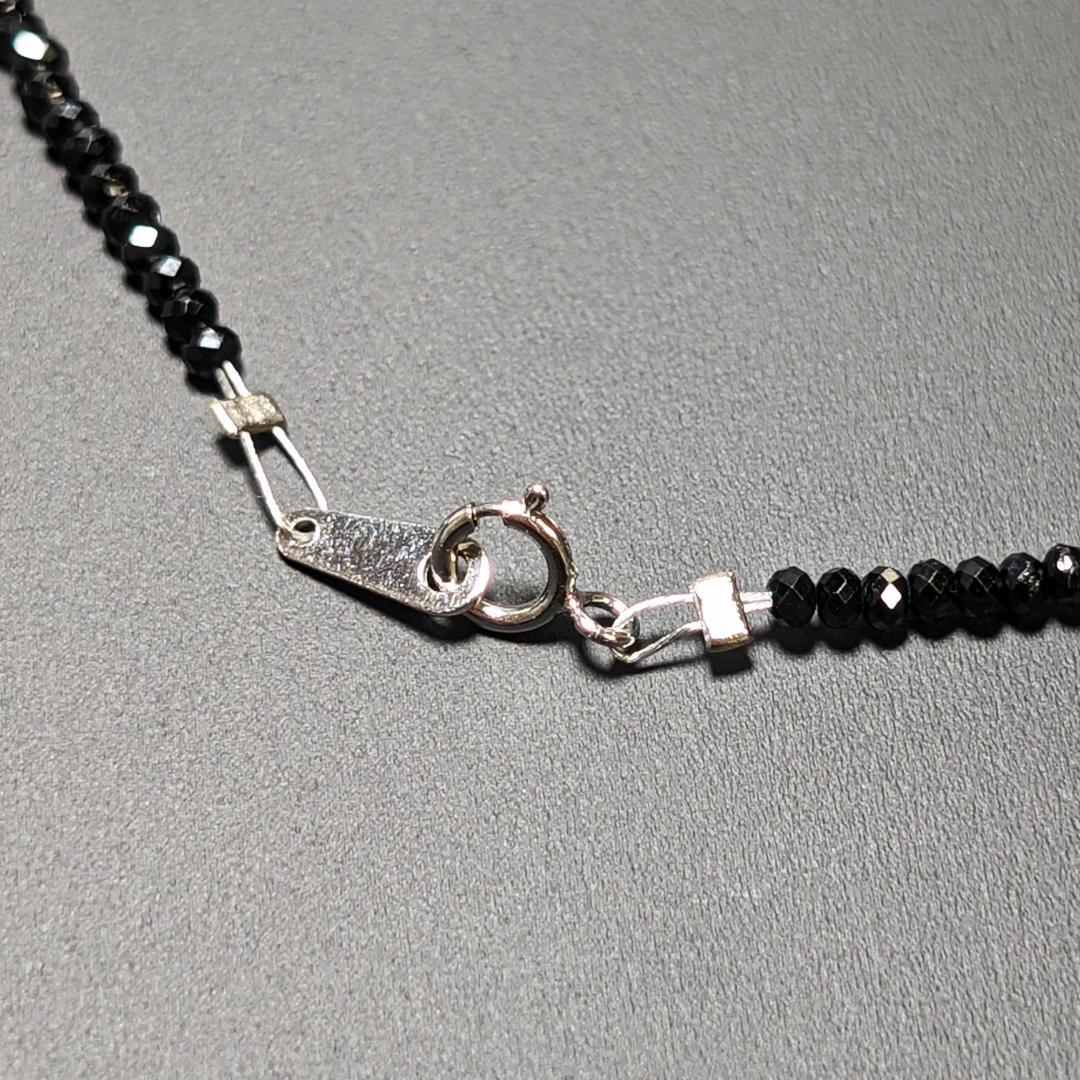 K18ゴールド タイチンルチル ブラックスピネル ネックレス プレゼント ギフト