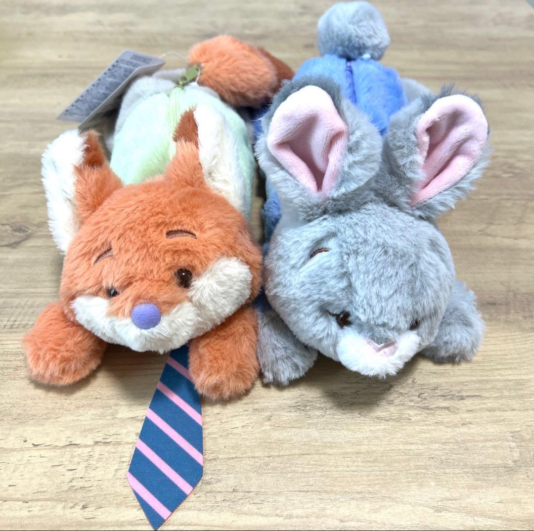 ズートピア ディズニーストア ぬいぐるみペンケース ジュディ ニック