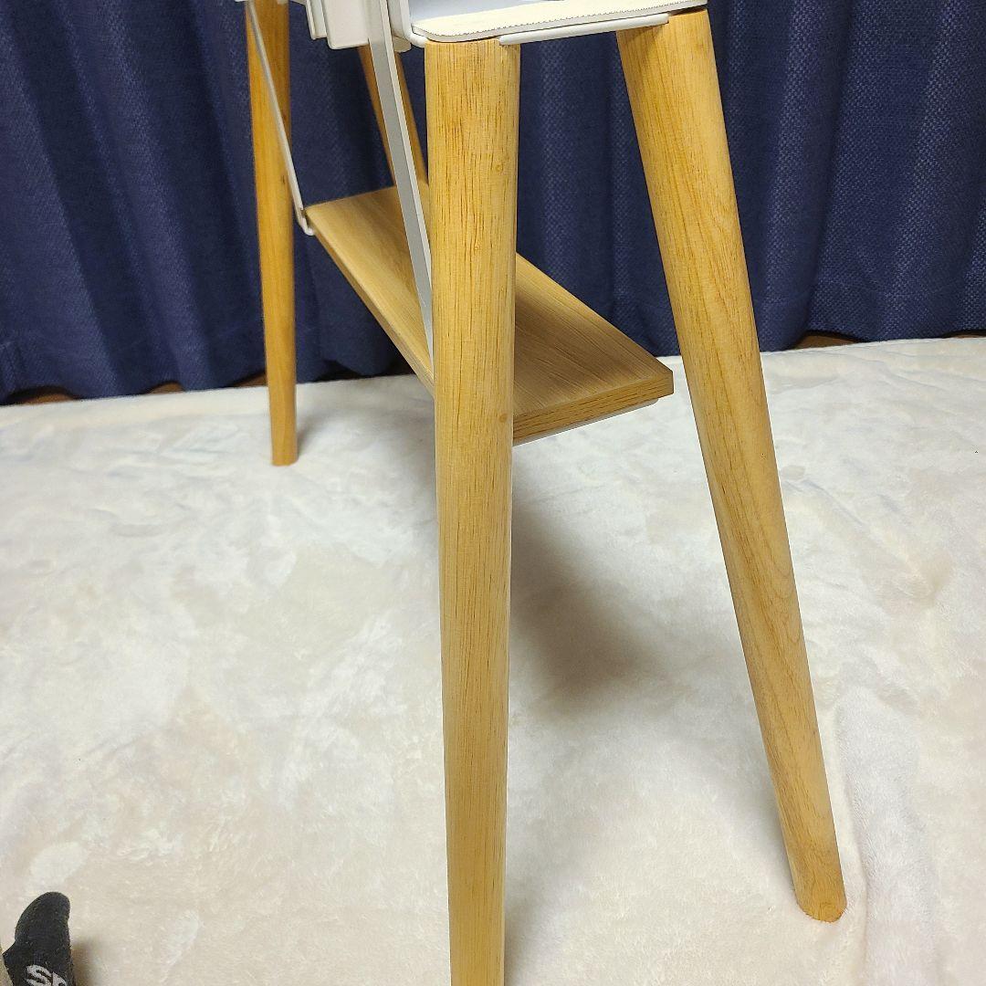 テレビスタンド 壁寄せ 32-55インチ対応 棚付き ホワイト 木製 イーゼル型