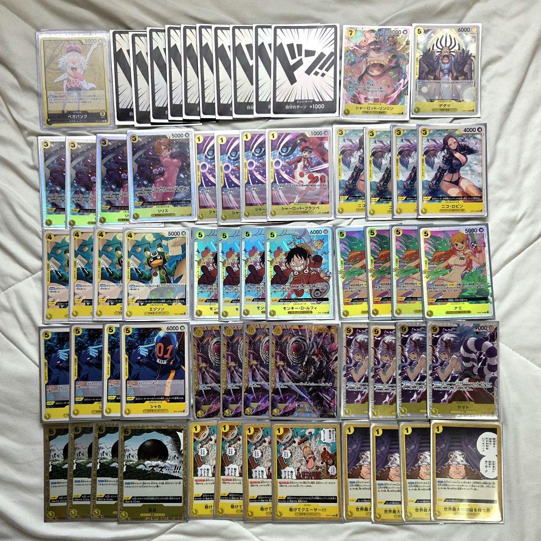 ONE PIECEカード 構築済みデッキ7個 スリーブ プレイマット 引退品