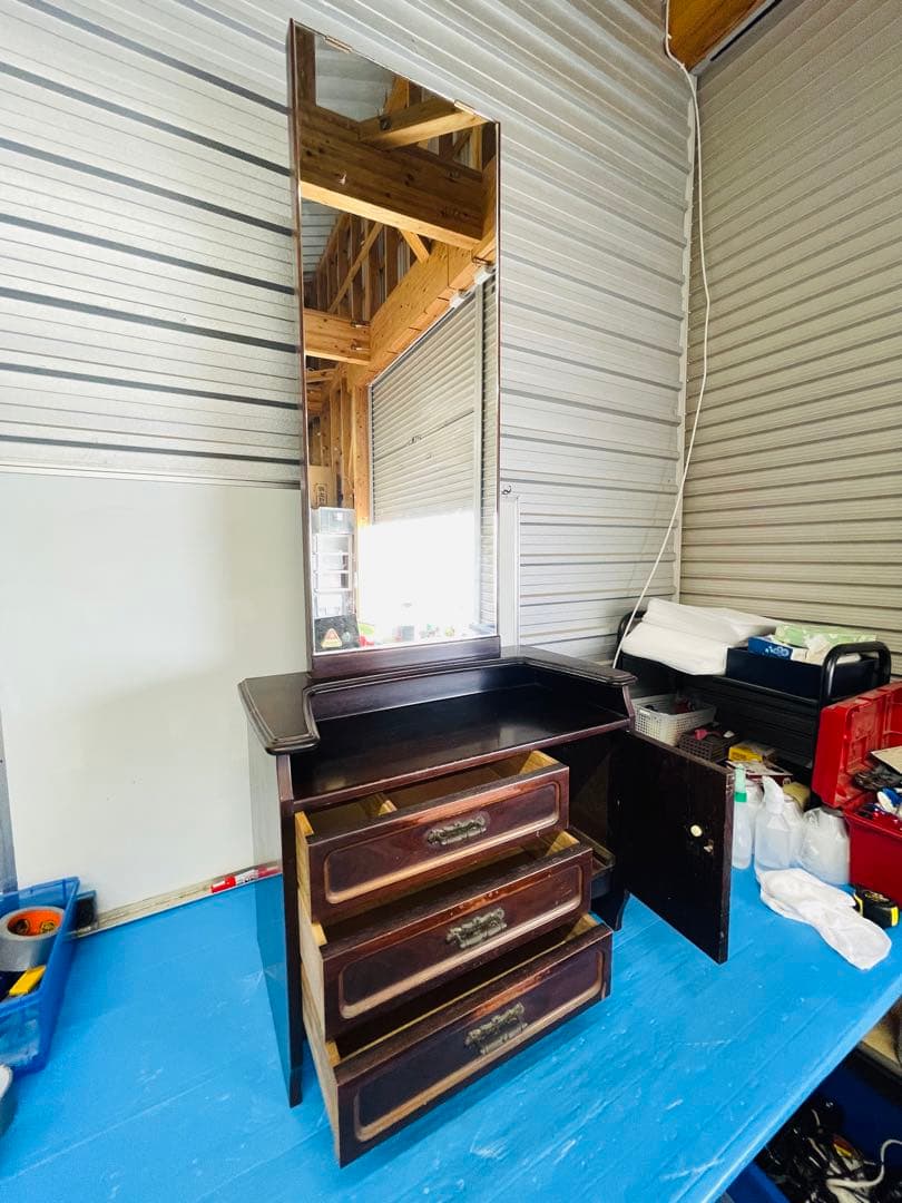 福岡発　昭和レトロ　民藝家具　和風家具　鏡台　ドレッサー