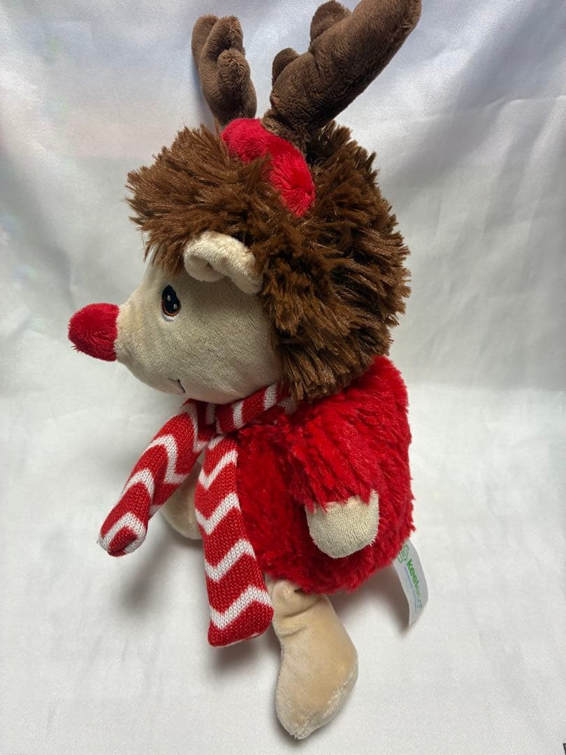 稀少　Keel Toys Keeleco ぬいぐるみ クリスマス衣装　ハリネズミ