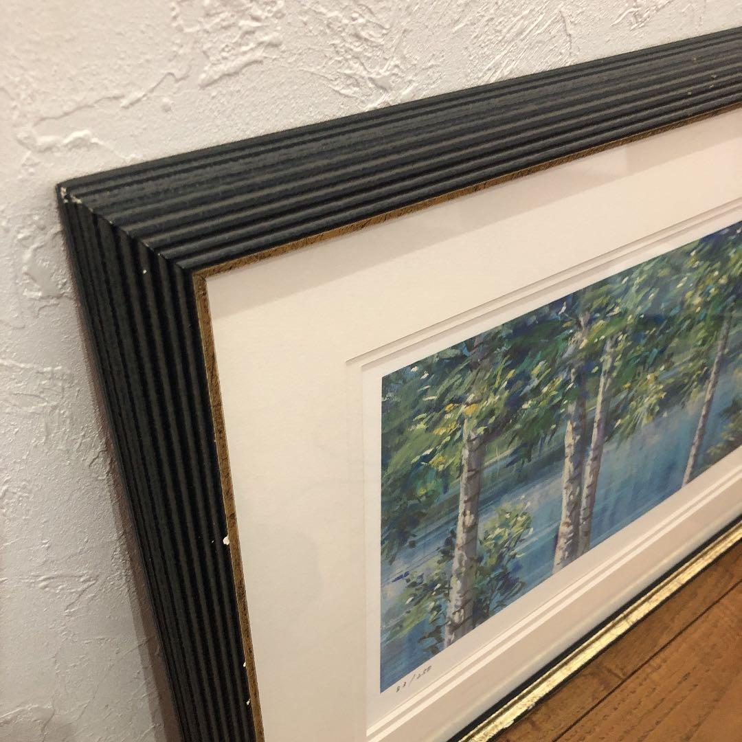 石井清 直筆サイン入りリトグラフ 額装 限定250部​