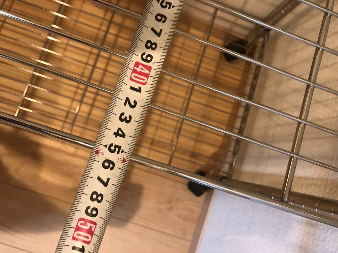 お値引終了‼️⑦5段180cmスチールラックキャスター付きスチールラック 5段