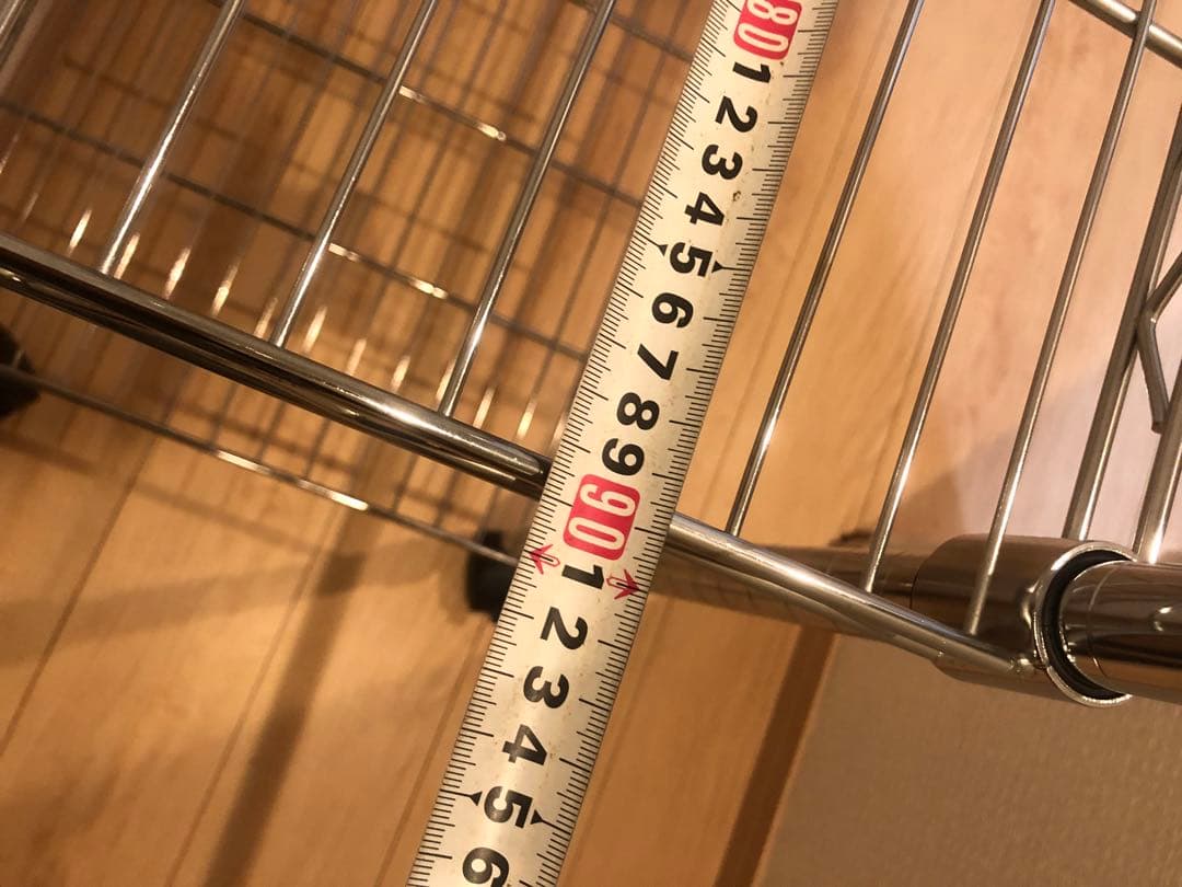 お値引終了‼️⑦5段180cmスチールラックキャスター付きスチールラック 5段