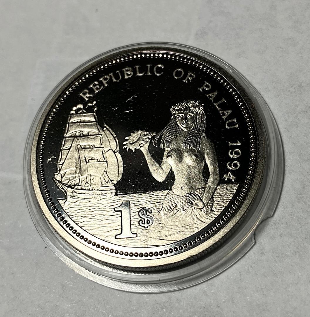 パラオ　１ドル　カラー　海洋生物保護 記念硬貨 5枚セット