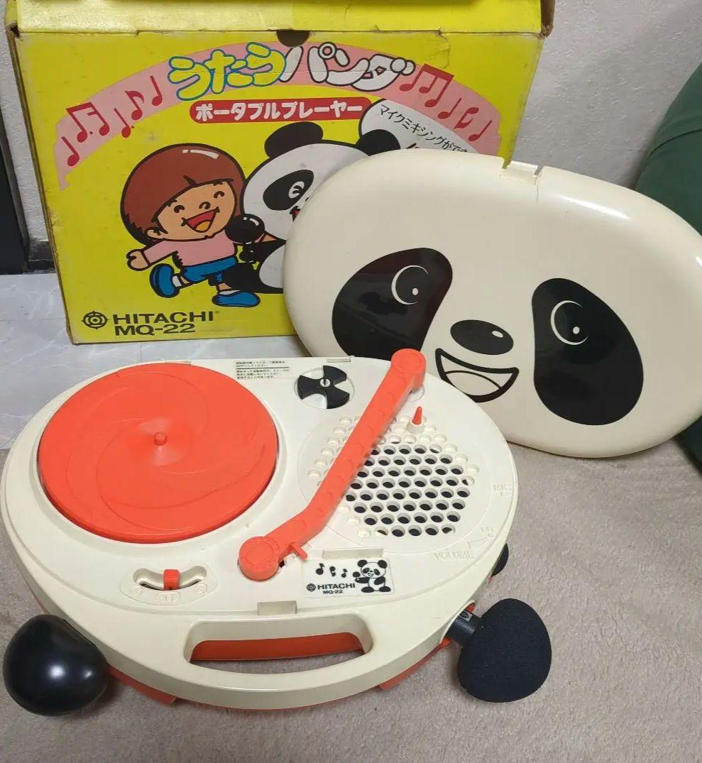 希少】うたうパンダ レコードプレーヤー - メルカリ