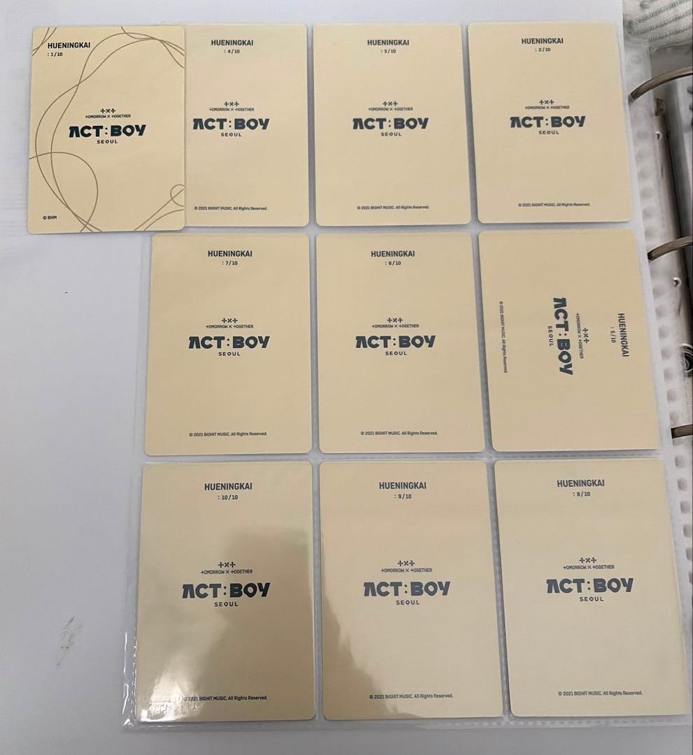 TXT ACT:BOY ミニフォト ヒュニンカイ - メルカリ