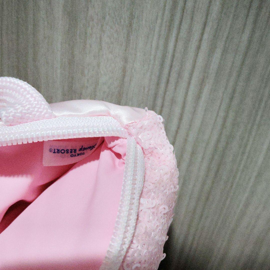 ディズニー ミニー リボン スパンコール ショルダーバッグ ポシェット