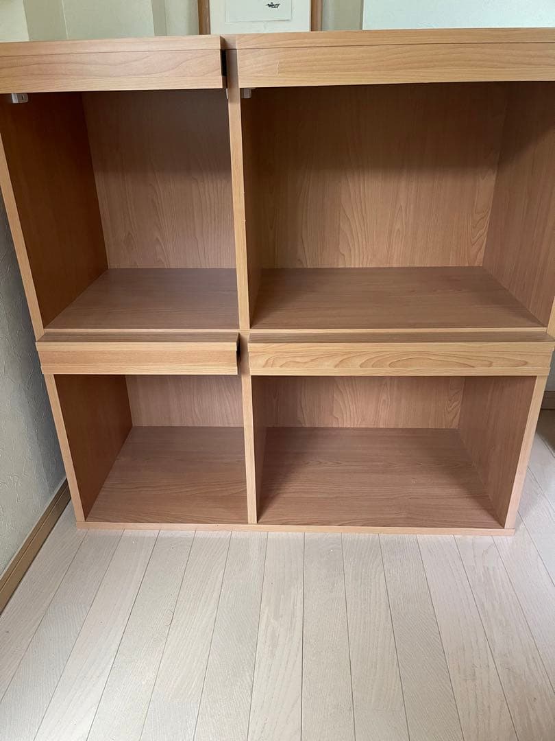 木製シェルフ　雑誌　レイアウト　ブラウン　Ⅱ