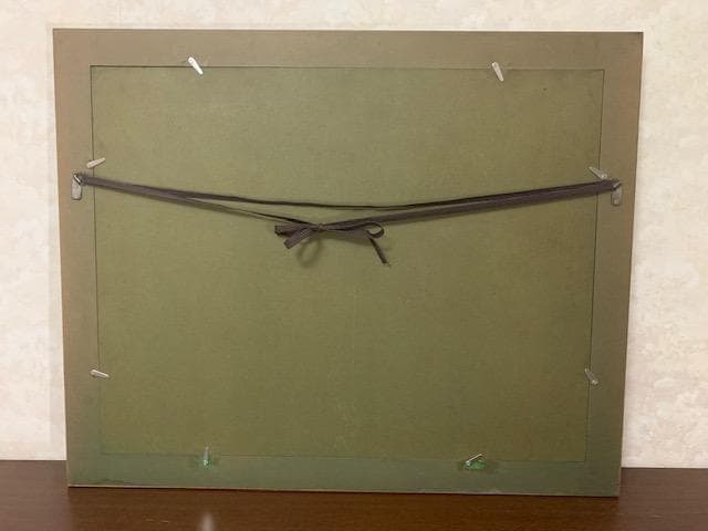 物故重鎮❣️納 健【PARIS】うろこ美術館グランプリ受賞◆大判水彩画