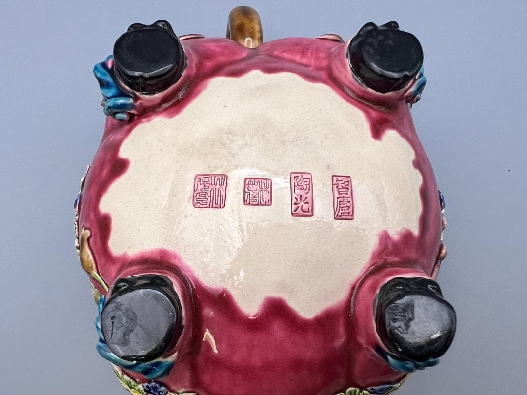 吉田様専用 急須 豚形 智盧 陶光 林智信 林俊亨作 交趾焼 陶磁器 台湾