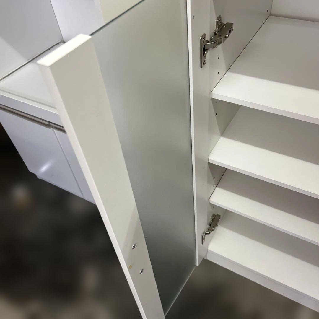 ★たのメル便無料★ニトリ 食器棚 キャビネット フォルムN 白