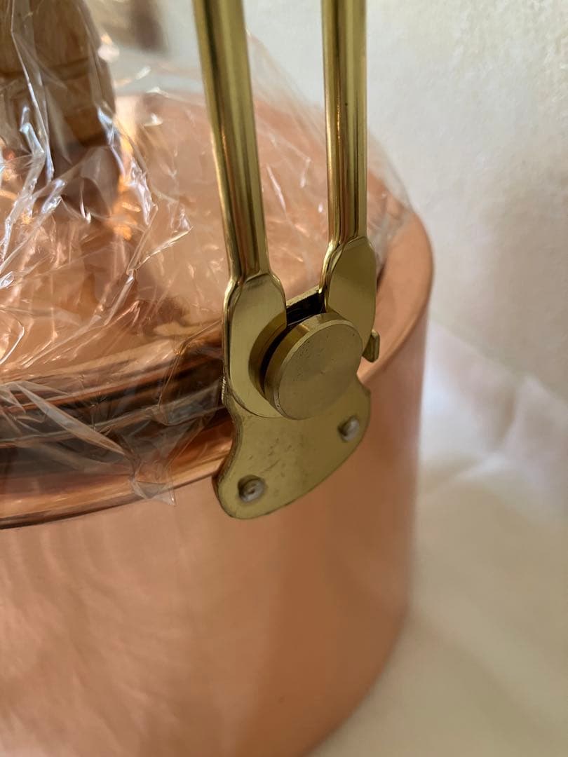 銅製ケトル　2.6ℓ 茶こし網付き