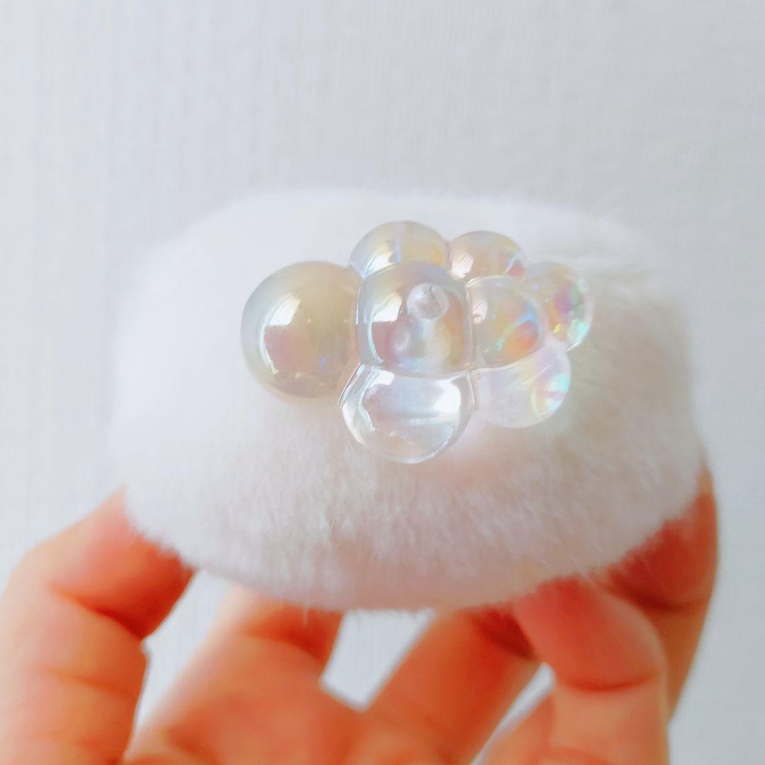 ブクブク歯ちゃん　歯の妖精　toothfairy ストラップ　白　もふもふ