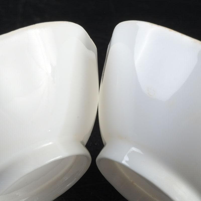 中国 徳化窯白磁 煎茶碗 一對 V 9277E - メルカリ