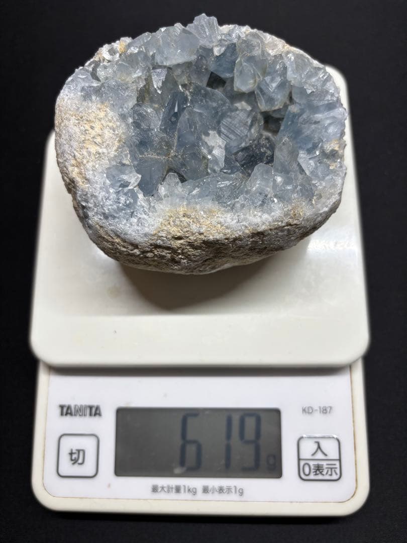 セレスタイト(クラスター)619g