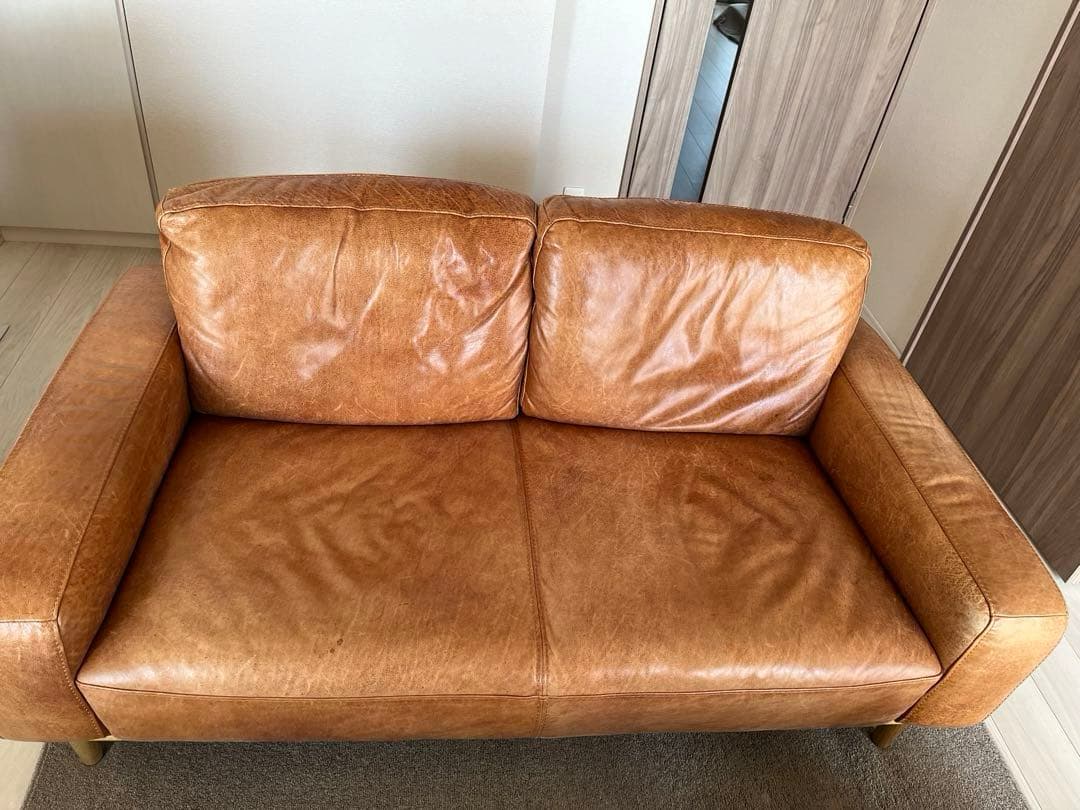 unico SUABI レザーソファ 2.5シーター - メルカリ
