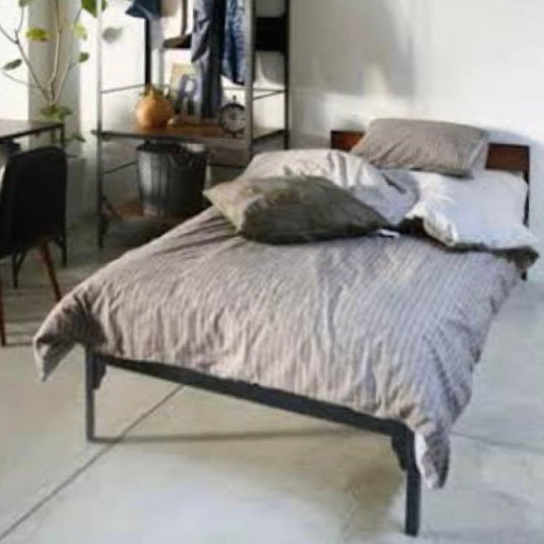 unico LUMBER シングル ベッドフレーム 廃盤美品