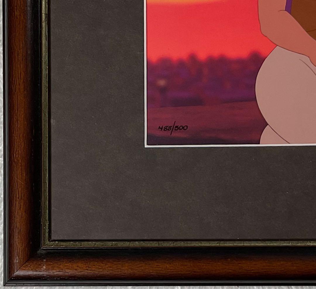 ディズニー限定セル画】アラジン＆ジャスミン Sunset Romance