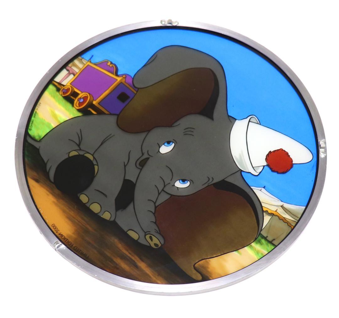 ディズニー公式大判ヴィンテージステンドグラス ダンボ55周年記念数量限定作品