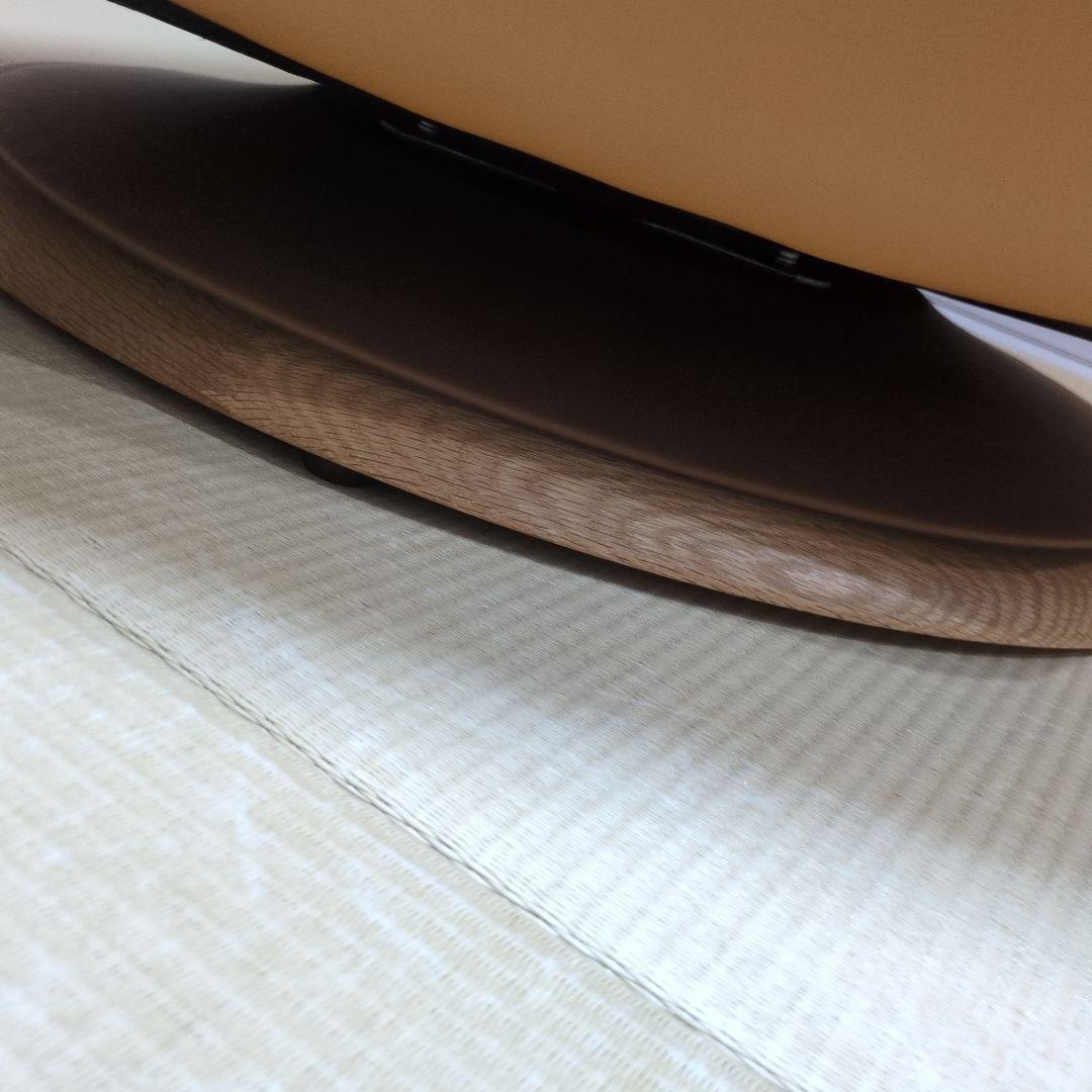 カリモク☆美品☆本皮一人がけソファ回転ソファー