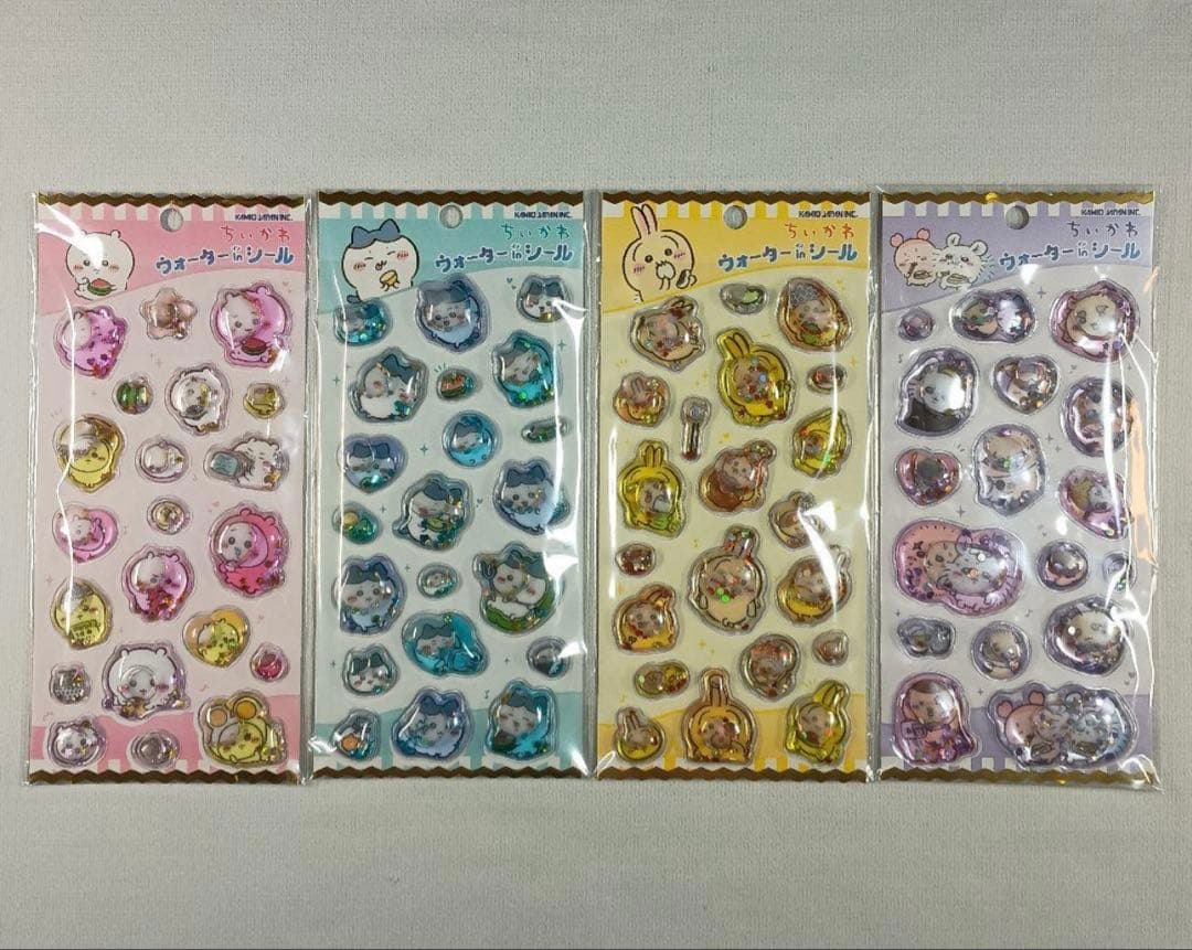 正規品】【新品】ちいかわ ウォーターインシール 4種セット - メルカリ