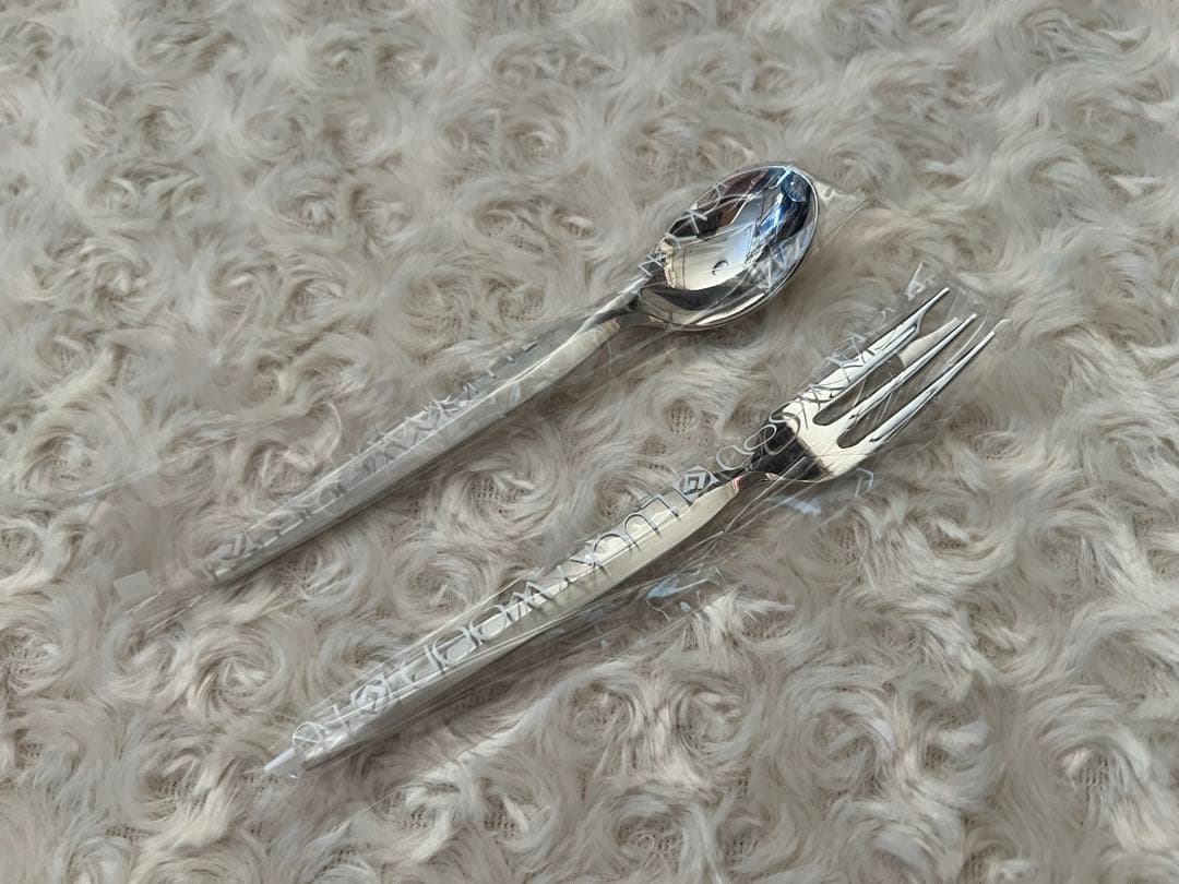 ラッキーウッド　カトラリーセット　デラックス　スプーン＆フォークセット〈25本〉